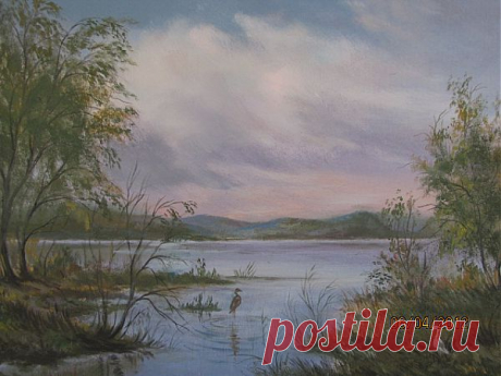 Медведица.К.Масло.30х40см