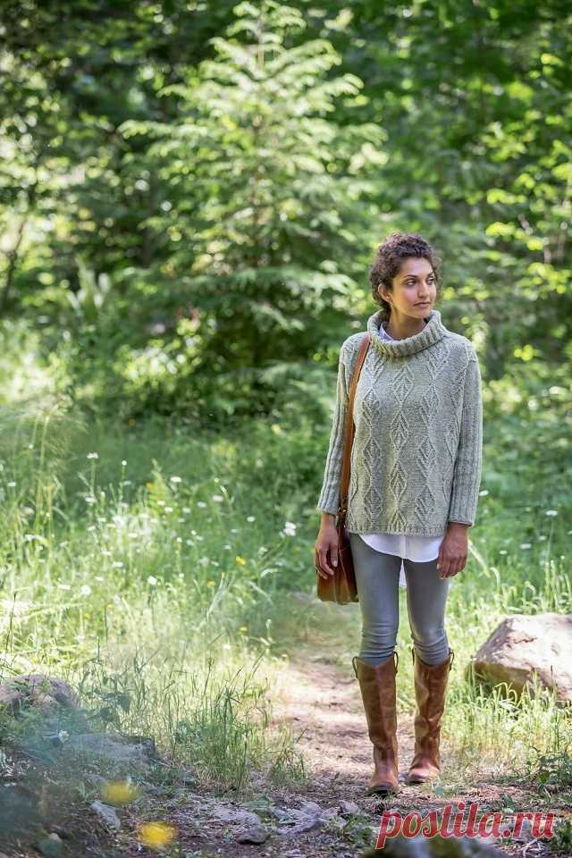 Пост на стене #вязание #спицы #джемпер #свитер