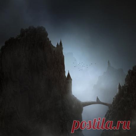 Создаём в Фотошоп пейзаж в средневековом стиле