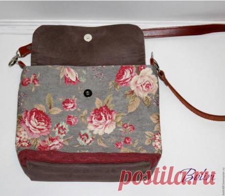 Текстильная сумка-почтальон