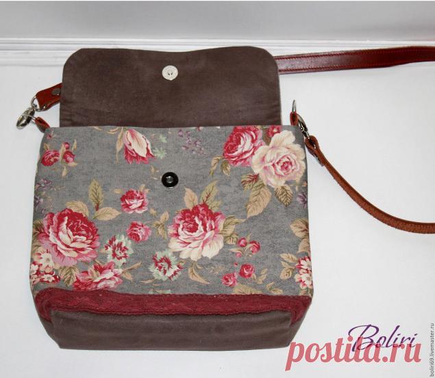 Текстильная сумка-почтальон