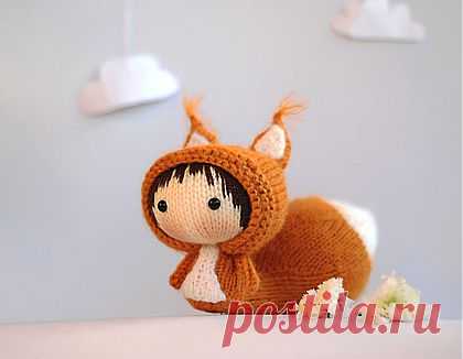 Спец.заказ для Ирины. Маленькая Куколка Рыжая Белка из серии Tanoshi -