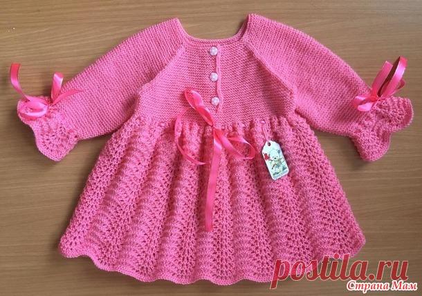 Платья для малышек спицами - Вязание для детей - Страна Мам