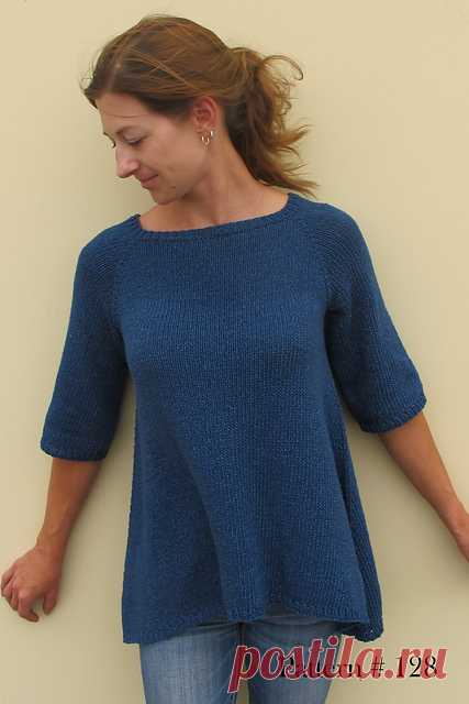 Ravelry: # 128 Top down Trapeze Pullover pattern by Diane Soucy