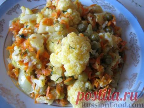 Рецепт: Рагу из цветной капусты на RussianFood.com