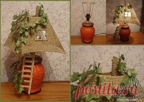Сказочный абажур своими руками..