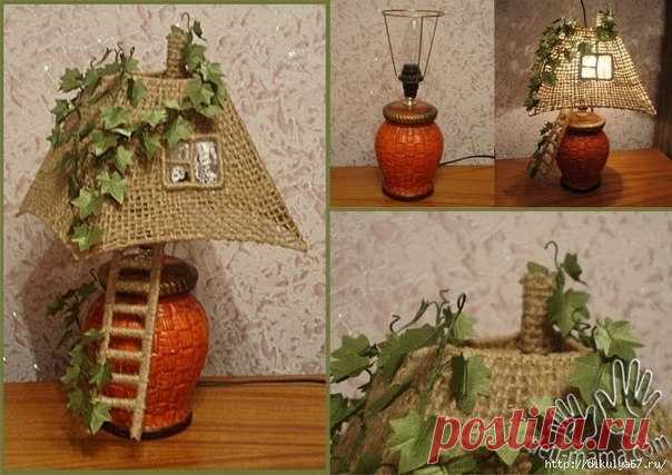 Сказочный абажур своими руками..
