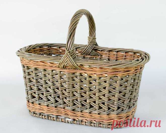 zig zag weave willow shopper | made by Katherine Lewis | Flickr