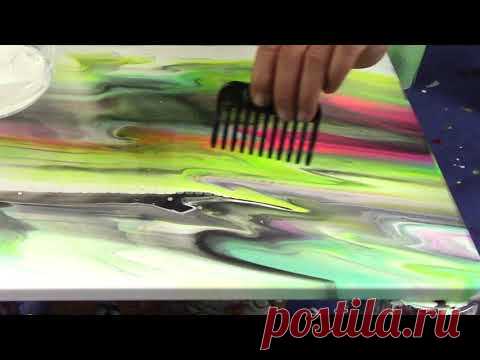 (Fluid350) Техника расчески с силиконом. Акриловое литье!