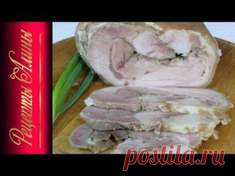 Потрясающая закуска за копейки . Как можно вкусно приготовить свиную рульку. Рецепты Алины. | Страна Мастеров