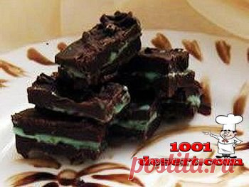 Фадж шоколадный (фудж, фудже или fudge) с мятой » Простые десерты