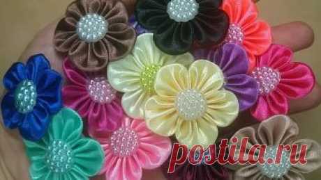 17) Tutorial kanzashi for beginner