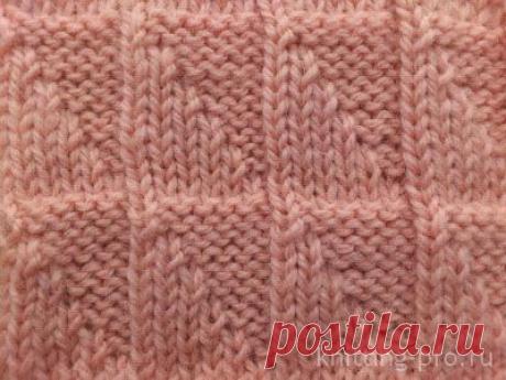 Узор "Треугольники" - knitting-pro.ru - От азов к мастерству