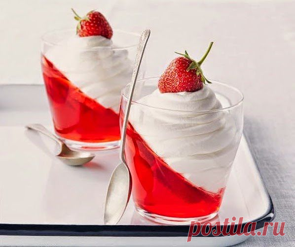 KoloDIY Food: Легкий и оригинальный десерт: желе и мороженое