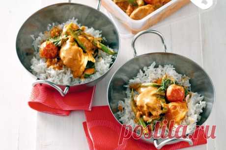 Reduced-fat butter chicken