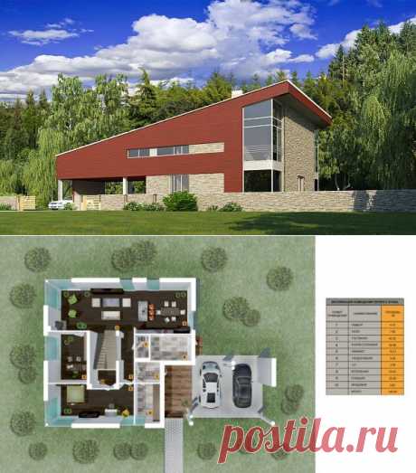 Продажа коттеджей премиум-класса в поселке FoRest, «Баролло 334» – проект с высокими потолками и собственным кинозалом