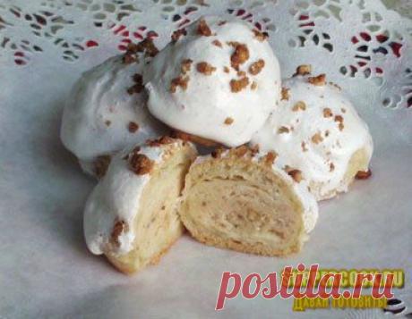 Заварное пирожное &quot;Орешек&quot; » Давай готовить - кулинарные рецепты с фото, салаты, пошаговое приготовление блюд с фото, кулинария, украшение тортов, блюд, стола, скачать кулинарные книги, журналы для женщин