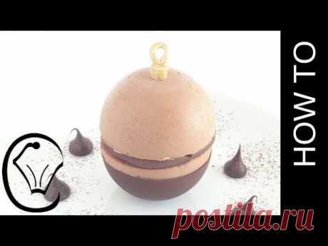 Chocolate Christmas Bauble Filled With Mousse and Ganache Truffle by Cupcake Savvy's Kitchen