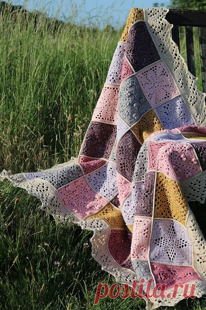 Очень красивый плед мотивами
Nature's Walk Blanket by Sandra Paul