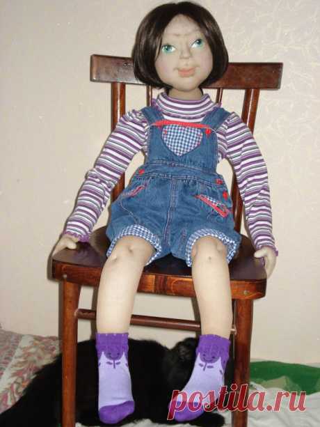 Скульптурная текстильная кукла своими руками