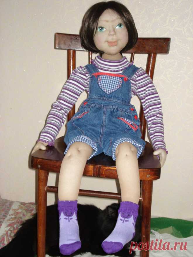 Скульптурная текстильная кукла своими руками