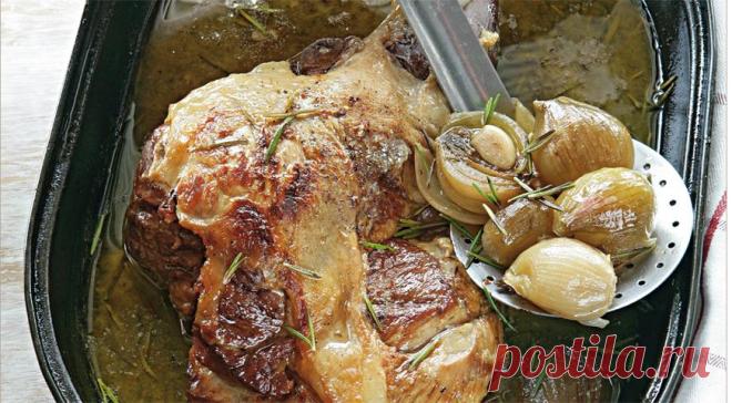 Жиго ягненка, готовящееся семь часов, пошаговый рецепт с фото