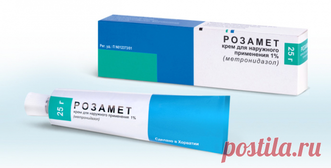 Розамет крем - высокоэффективный противомикробный препарат метронидазола для местной терапии розацеа и акне