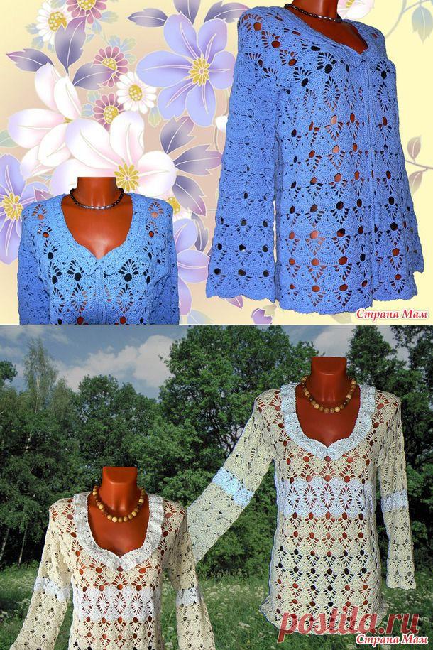 Туники с воротничками крючком