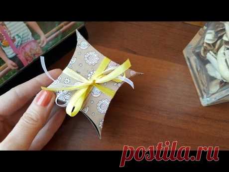 Делаем подарочную коробочку с помощью CD диска | Страна Мастеров