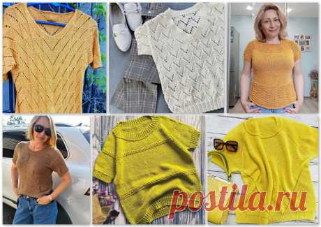 64 летних топа крючком и спицами. Схемы прилагаются | Paradosik_Handmade | Яндекс Дзен