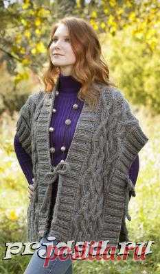 Женская безрукавка и жилет крючком или спицами