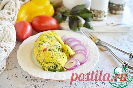 Овощной омлет с отрубями в пакете - кулинарный рецепт