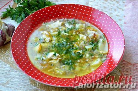 Гречневый суп с курицей - как приготовить, рецепт с фото по шагам, калорийность - www.calorizator.ru