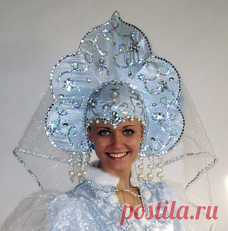 Красивая корона для снегурочки своими руками