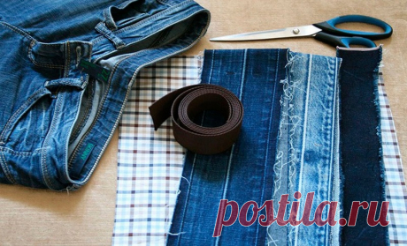 Стильная сумка из старых джинсов — Мастер-классы на BurdaStyle.ru