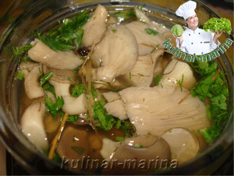 Маринованные вешенки - отличная закуска !