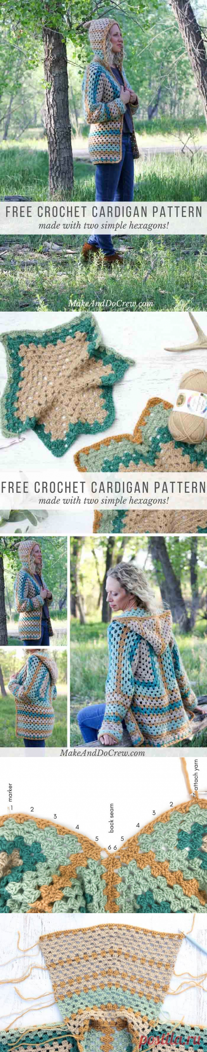 Easy Crochet Sweater Pattern - The Campfire Cardigan Part 3
