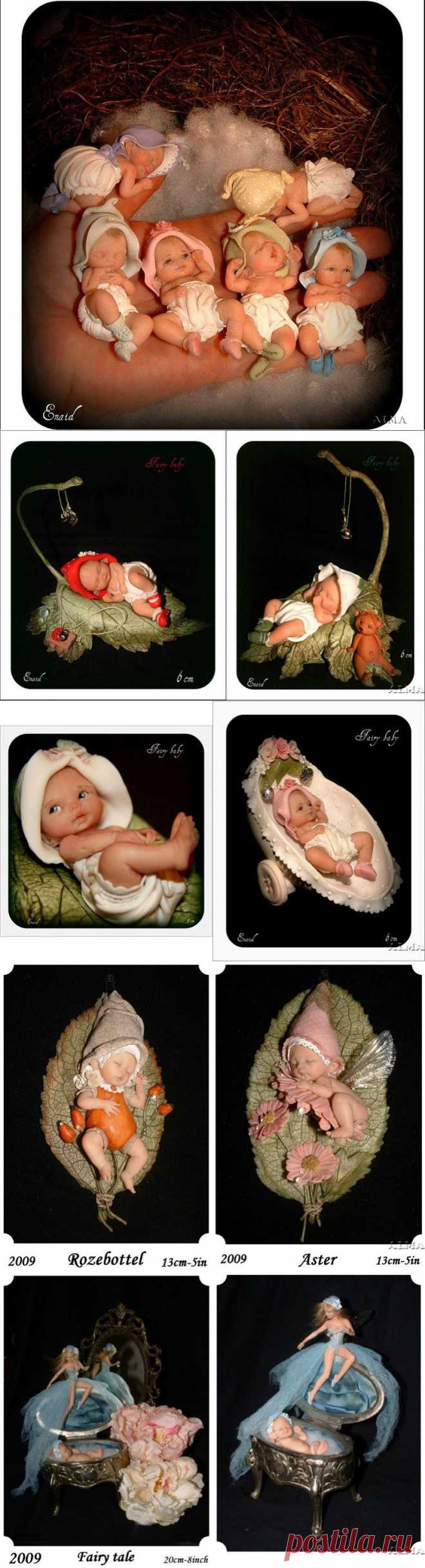 Маленькие эльфики и феечки от Diane Guelinckx-Becker. Часть- 3..