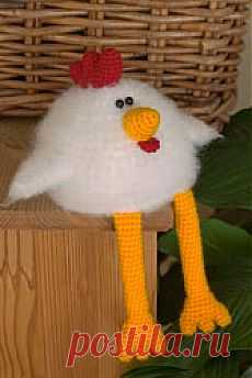 Вязаная курочка к Пасхе..