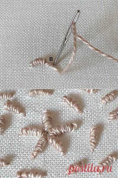 Sarah Whittle - Contemporary Embroidery Artist: Bullion Knots