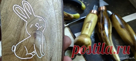 Зайчик, инкрустация по дереву Это не рисунок поверх фотографии, это инкрустация алюминием по дереву. Фотографии не передают красоты дерева, посмотрите на видео как играет текстура внутренним светом. Давно я шёл к этому проекту, смутная мечта витала вокруг да около, но всегда были другие дела, сам для себя ссылался, что не