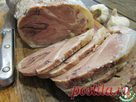 Рулька по-деревенски Кулинарный рецепт