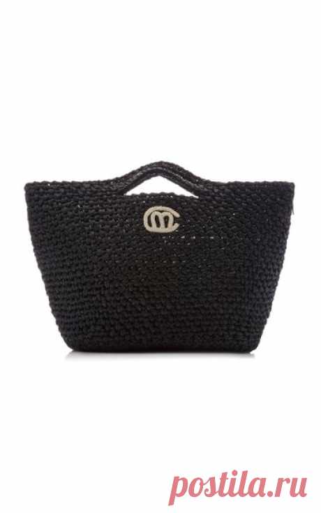 Exclusive Christy Crocheted Raffia Tote Bag By Mark Cross | Moda Operandi