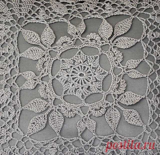 Ravelry: Lacy Leaf Pillow pattern by Kathryn A. Clark