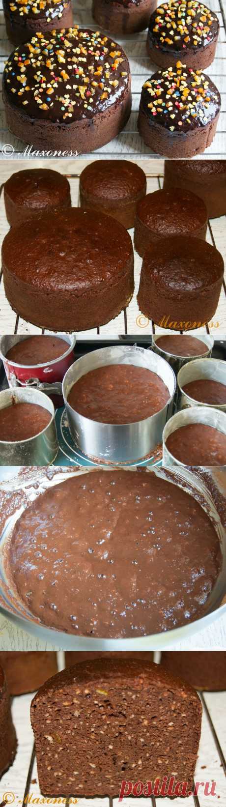 Шоколадный пасхальный кулич.