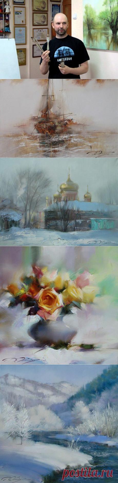 Колоритно и нежно. Художник Денис Октябрь. | Наслаждение творчеством