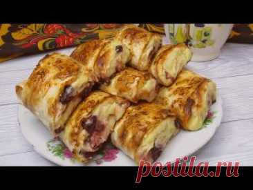 Самые вкусные рецепты с лавашом. Это безумно вкусно и настолько быстро. Удивитесь) Рецепт №1:Лаваш тонкий - 1 лист (45*35)Яйцо - 2 штТворог - 500 грВишня без косточки (любая ягода или фрукты)Сахар - 3 ст.лВанильРецепт №2:Лаваш тонкий - 1 лист (45*35)Яйца - 3 штЗелень - зелёный лук, укроп, петрушкаСыр - 100 грМайонез - 3-4 стлСоль, перец по вкусуМасло растительное для...
