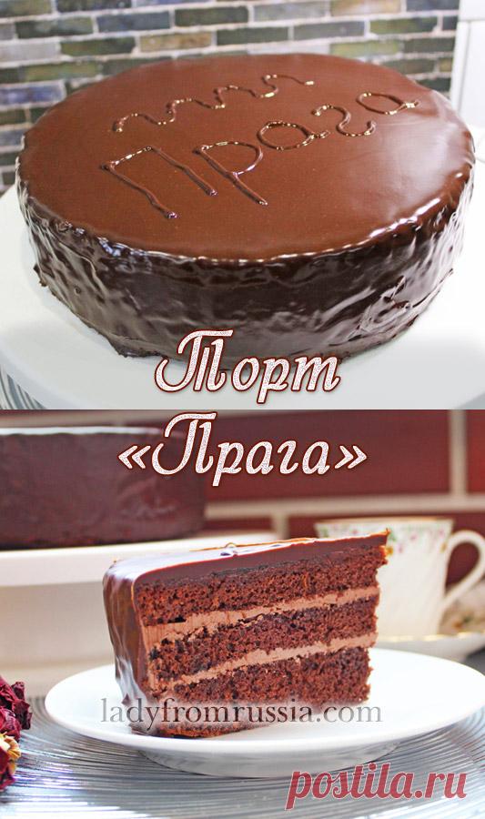 Классический торт Прага в домашних условиях. 
Запах детства и праздника! Этот торт сводит с ума всех сладкоежек. Всего несколько простых ингредиентов: шоколад, масло, яйца, сметана, мука, какао, сгущенка, абрикосовый джем

Готовим вместе? Рецепт по ссылке