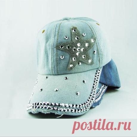 Action &amp; Toy Figures Picture - More Detailed Picture about Denim Baseball Cap Women Snap Back Diamond Outdoor Gorras Adjustable Size Hip hop Flat Large Brim mens baseball caps brand Picture in Action &amp; Toy Figures from Zhao's store | Aliexpress.com | Alibaba Group