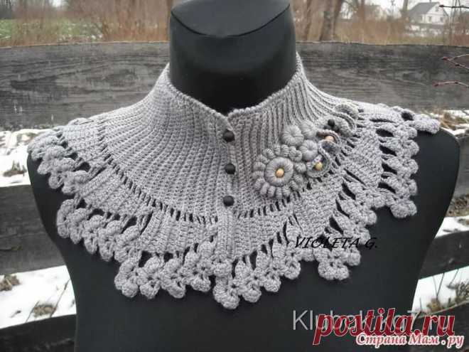 вязаный воротник на пальто спицами и крючком: 7 тыс изображений найдено в Яндекс.Картинках